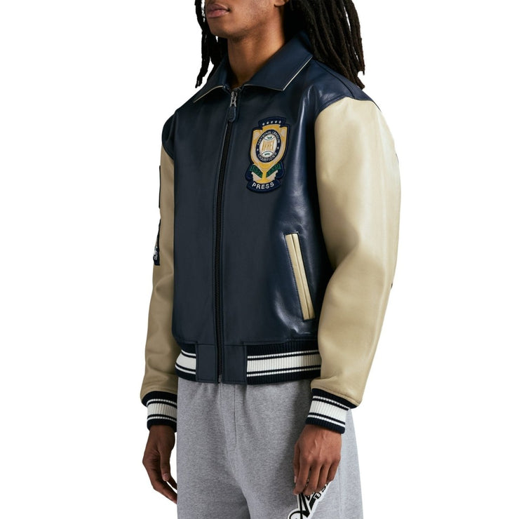 Avirex World Series Jacket - NAVY BLUE - XS - Avirex World Series Jacket - Tatoo Tee