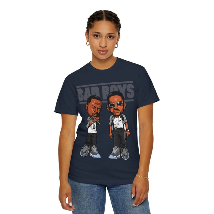 Bad Boys Unisex Graphic T-Shirt - Iconic Movie Apparel - Navy - S - Bad Boys Unisex Graphic T-Shirt - Iconic Movie Apparel - Tatoo Tee