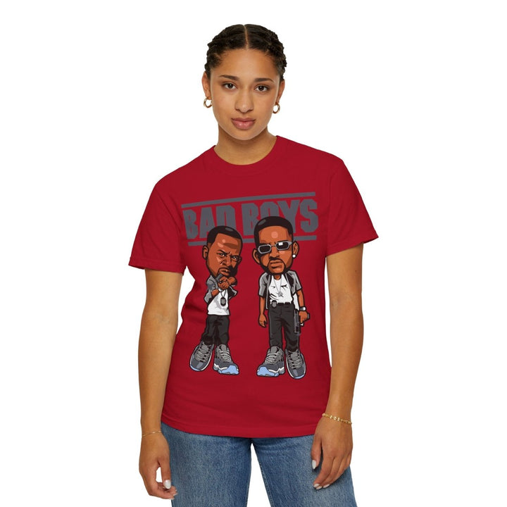Bad Boys Unisex Graphic T-Shirt - Iconic Movie Apparel - Red - S - Bad Boys Unisex Graphic T-Shirt - Iconic Movie Apparel - Tatoo Tee