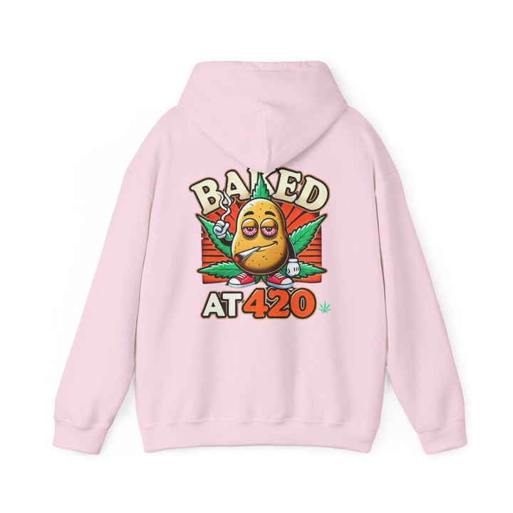 Baked At 420 Unisex Hoodie - Red - S - Baked At 420 Unisex Hoodie - Tatoo Tee