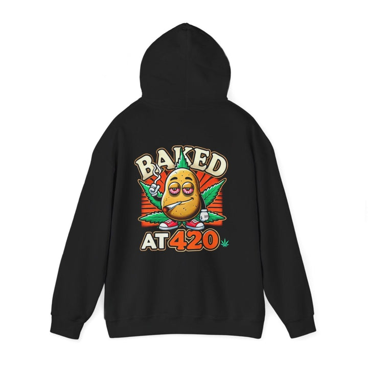 Baked At 420 Unisex Hoodie - Red - S - Baked At 420 Unisex Hoodie - Tatoo Tee