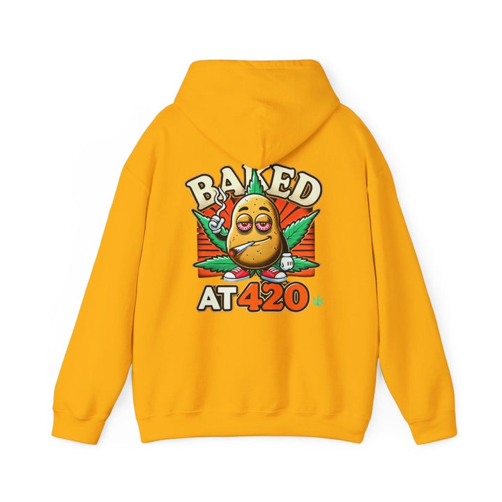 Baked At 420 Unisex Hoodie - Red - S - Baked At 420 Unisex Hoodie - Tatoo Tee