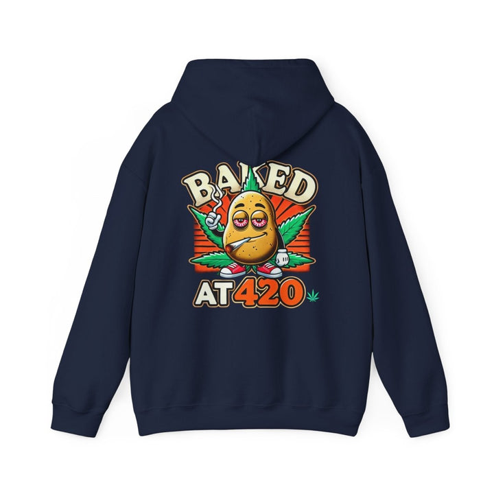 Baked At 420 Unisex Hoodie - Red - S - Baked At 420 Unisex Hoodie - Tatoo Tee