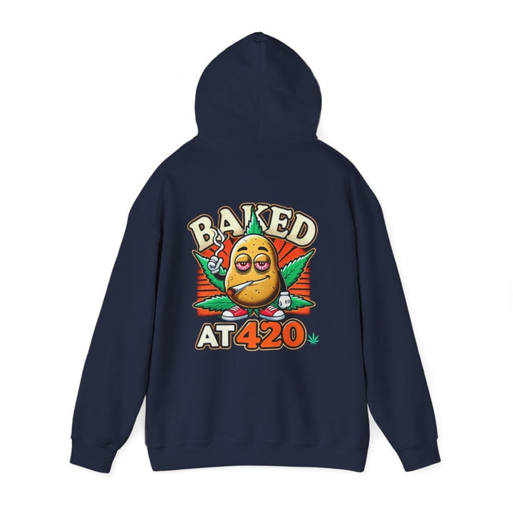 Baked At 420 Unisex Hoodie - Red - S - Baked At 420 Unisex Hoodie - Tatoo Tee