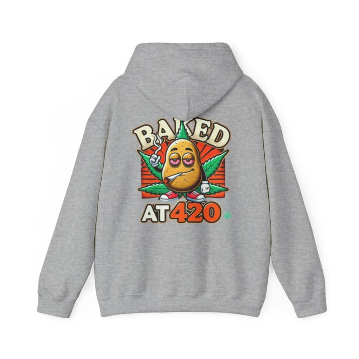 Baked At 420 Unisex Hoodie - Red - S - Baked At 420 Unisex Hoodie - Tatoo Tee