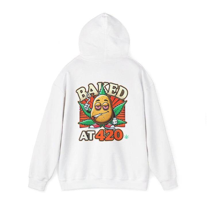 Baked At 420 Unisex Hoodie - Red - S - Baked At 420 Unisex Hoodie - Tatoo Tee