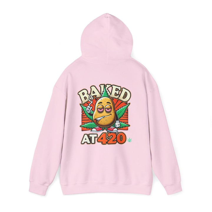 Baked At 420 Unisex Hoodie - Red - S - Baked At 420 Unisex Hoodie - Tatoo Tee