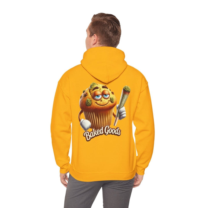 Baked Goods Muffin Unisex Hoodie - Gold - S - Baked Goods Muffin Unisex Hoodie - Tatoo Tee