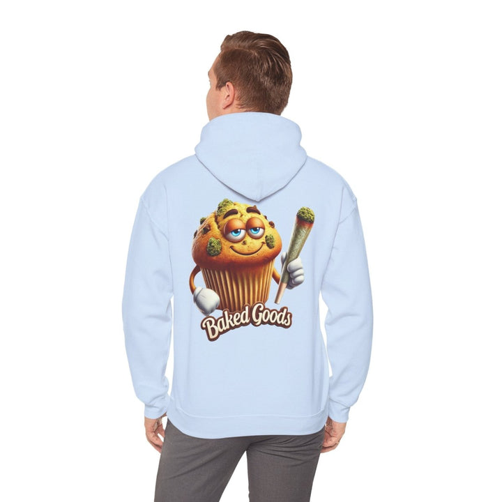 Baked Goods Muffin Unisex Hoodie - Light Blue - S - Baked Goods Muffin Unisex Hoodie - Tatoo Tee