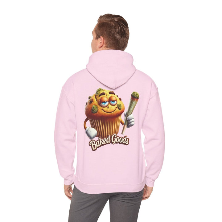 Baked Goods Muffin Unisex Hoodie - Light Pink - S - Baked Goods Muffin Unisex Hoodie - Tatoo Tee