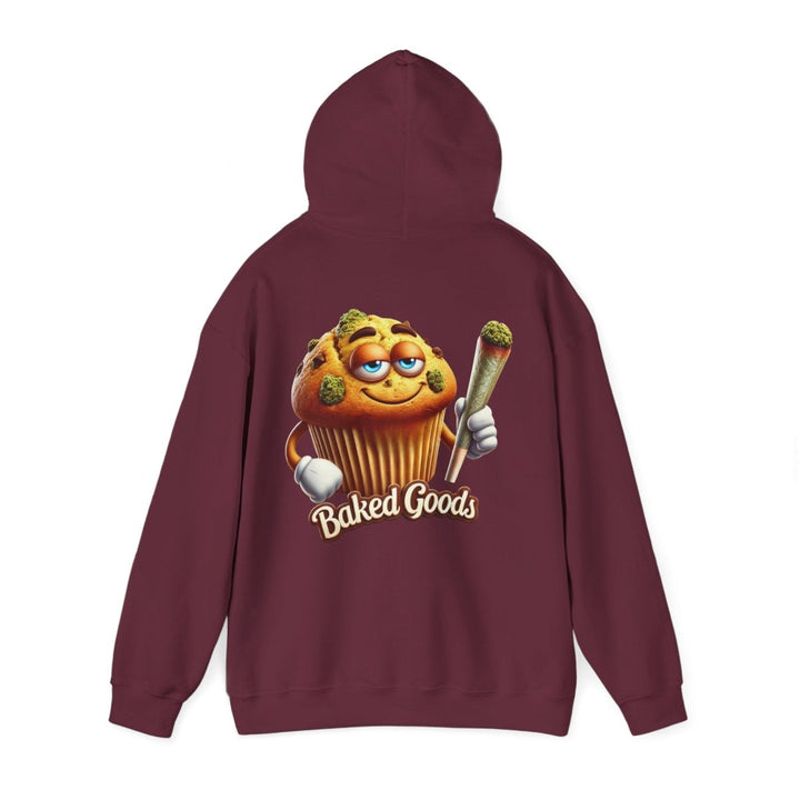 Baked Goods Muffin Unisex Hoodie - Red - S - Baked Goods Muffin Unisex Hoodie - Tatoo Tee
