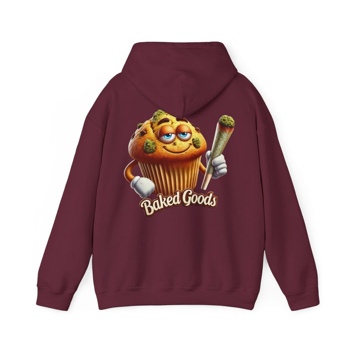 Baked Goods Muffin Unisex Hoodie - Red - S - Baked Goods Muffin Unisex Hoodie - Tatoo Tee