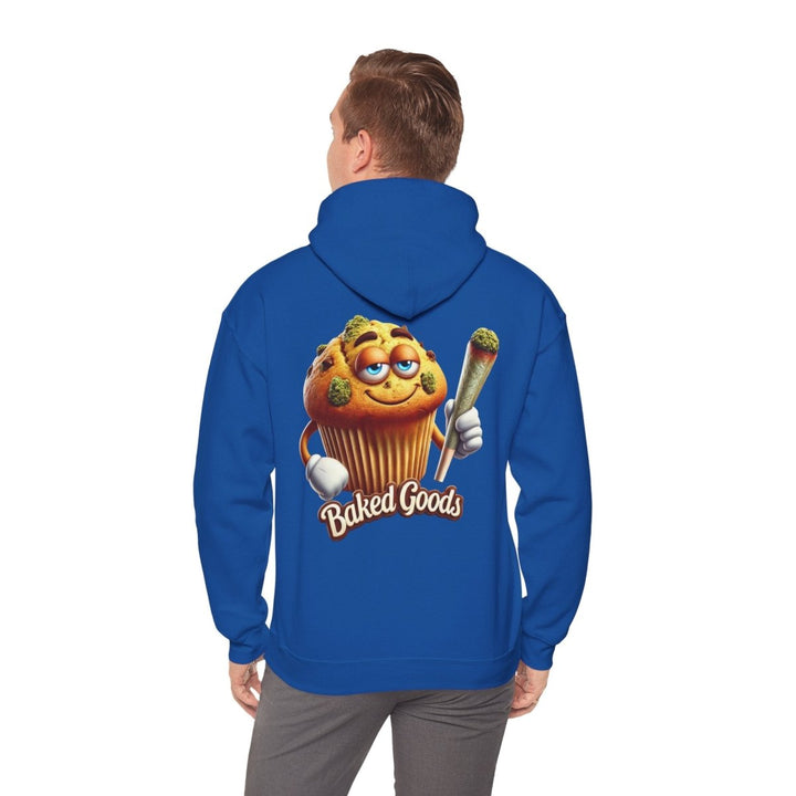 Baked Goods Muffin Unisex Hoodie - Royal - S - Baked Goods Muffin Unisex Hoodie - Tatoo Tee