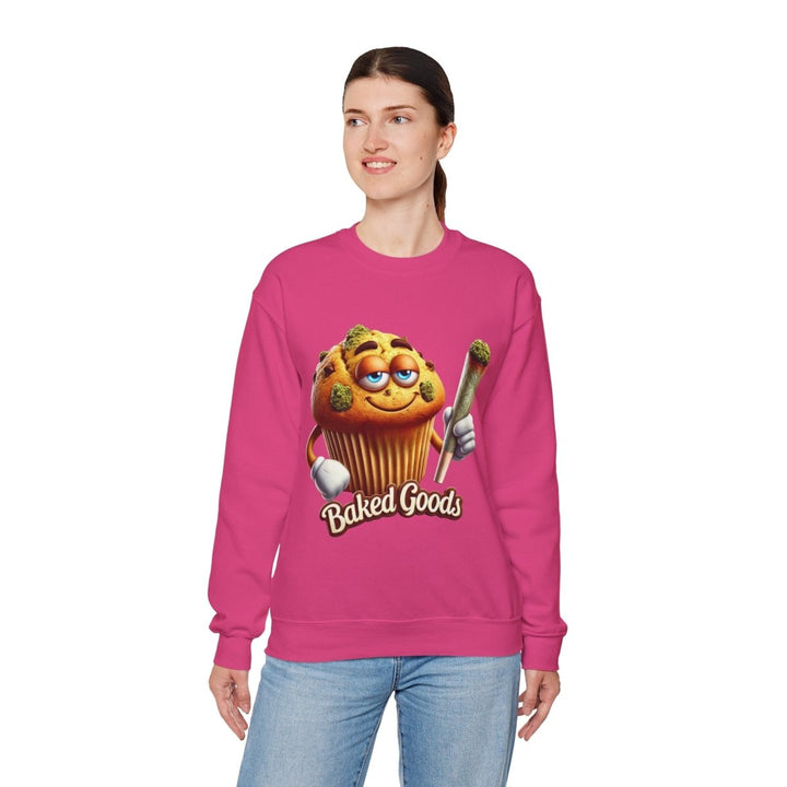 Baked Goods Muffin Unisex Sweatshirt - S - Heliconia - Baked Goods Muffin Unisex Sweatshirt - Tatoo Tee