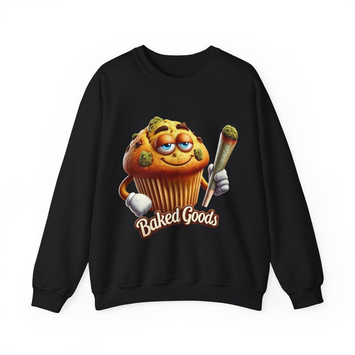 Baked Goods Muffin Unisex Sweatshirt - S - Red - Baked Goods Muffin Unisex Sweatshirt - Tatoo Tee