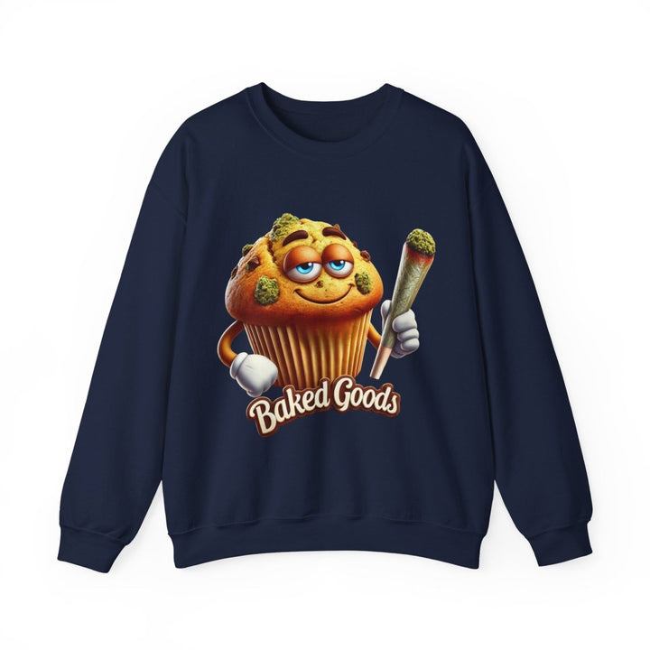 Baked Goods Muffin Unisex Sweatshirt - S - Red - Baked Goods Muffin Unisex Sweatshirt - Tatoo Tee