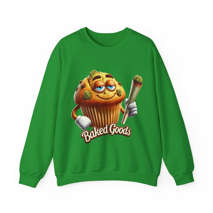 Baked Goods Muffin Unisex Sweatshirt - S - Red - Baked Goods Muffin Unisex Sweatshirt - Tatoo Tee