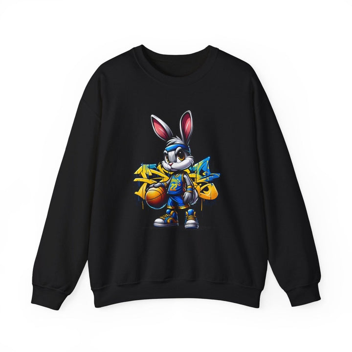 Bascket Ball Bunny Unisex Sweatshirt - S - Antique Cherry Red - Bascket Ball Bunny Unisex Sweatshirt - Tatoo Tee