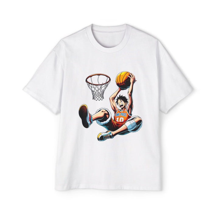 Basketball Graphic T-Shirt, Men's Oversized Tee for Sports Fans, Streetwear - S - Midnight Blue - Basketball Graphic T-Shirt, Men's Oversized Tee for Sports Fans, Streetwear - Tatoo Tee