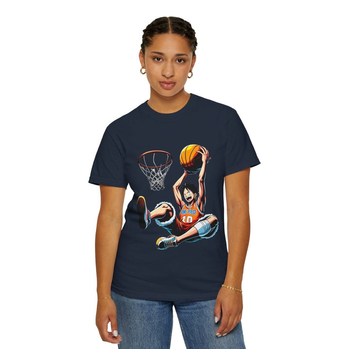 Basketball Vibes Unisex Tee, Sporty Graphic Shirt - Navy - S - Basketball Vibes Unisex Tee, Sporty Graphic Shirt - Tatoo Tee