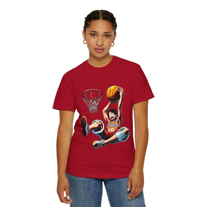 Basketball Vibes Unisex Tee, Sporty Graphic Shirt - Red - S - Basketball Vibes Unisex Tee, Sporty Graphic Shirt - Tatoo Tee
