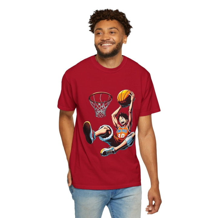 Basketball Vibes Unisex Tee, Sporty Graphic Shirt - Red - S - Basketball Vibes Unisex Tee, Sporty Graphic Shirt - Tatoo Tee