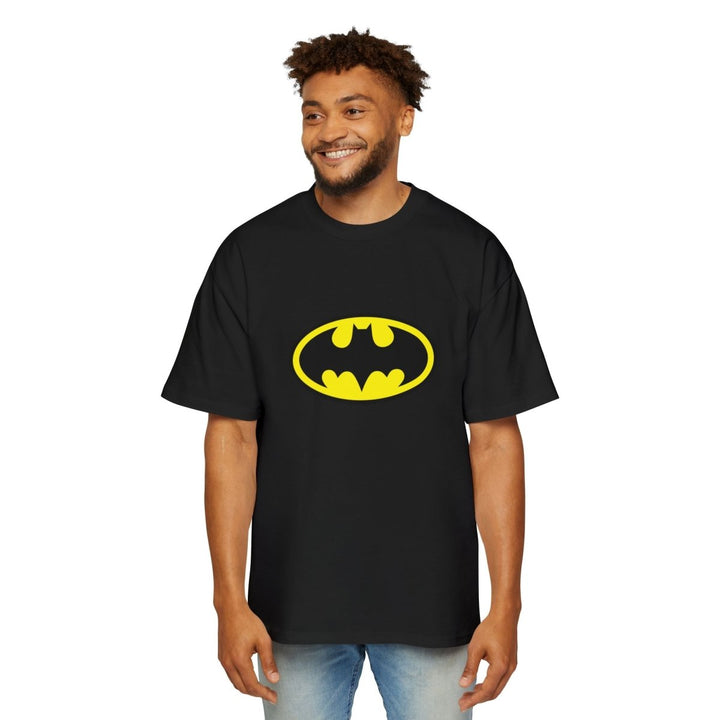 Batman Oversized Tee for Men - Classic Superhero Graphic Shirt - S - Black - Batman Oversized Tee for Men - Classic Superhero Graphic Shirt - Tatoo Tee