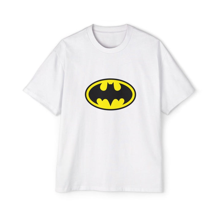 Batman Oversized Tee for Men - Classic Superhero Graphic Shirt - S - Midnight Blue - Batman Oversized Tee for Men - Classic Superhero Graphic Shirt - Tatoo Tee