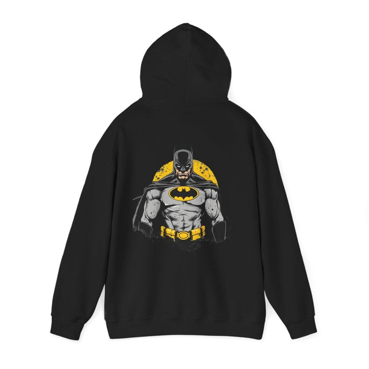 Batman Unisex Heavy Blend Hoodie - Iconic Superhero Sweatshirt - Navy - S - Batman Unisex Heavy Blend Hoodie - Iconic Superhero Sweatshirt - Tatoo Tee