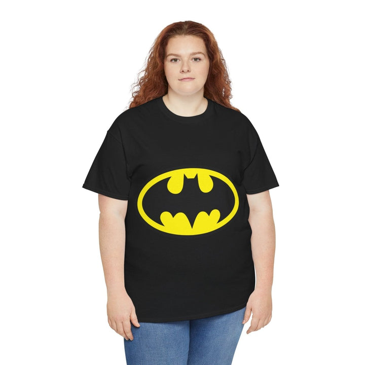 Batman Unisex Heavy Cotton Tee - Comfortable and Stylish Comic - Inspired Apparel - Black - S - Batman Unisex Heavy Cotton Tee - Comfortable and Stylish Comic - Inspired Apparel - Tatoo Tee