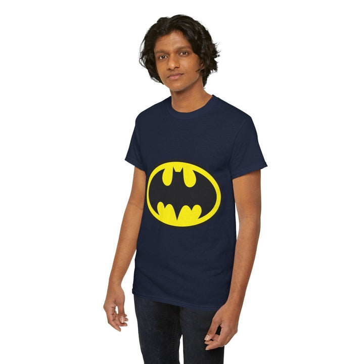 Batman Unisex Heavy Cotton Tee - Comfortable and Stylish Comic - Inspired Apparel - Red - S - Batman Unisex Heavy Cotton Tee - Comfortable and Stylish Comic - Inspired Apparel - Tatoo Tee