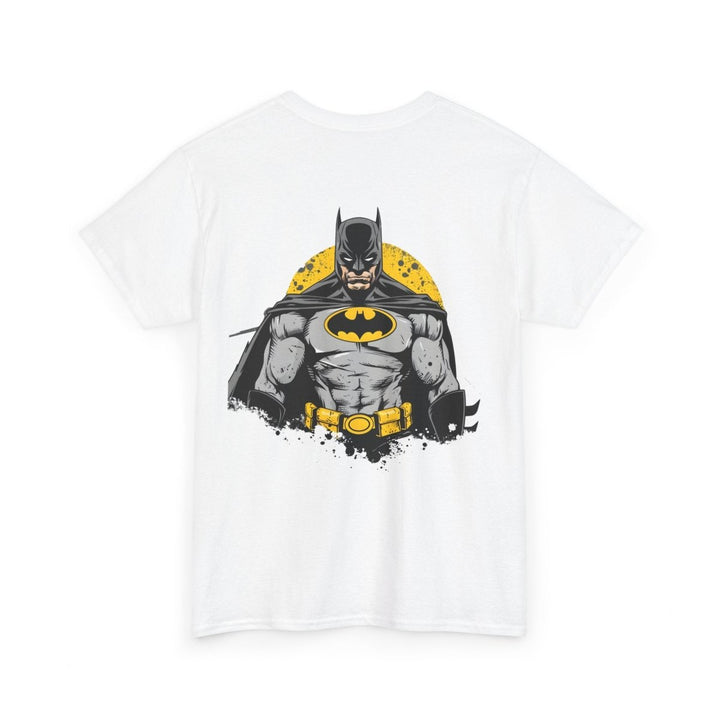 Batman Unisex Heavy Cotton Tee - Comfortable and Stylish Comic - Inspired Apparel - Red - S - Batman Unisex Heavy Cotton Tee - Comfortable and Stylish Comic - Inspired Apparel - Tatoo Tee
