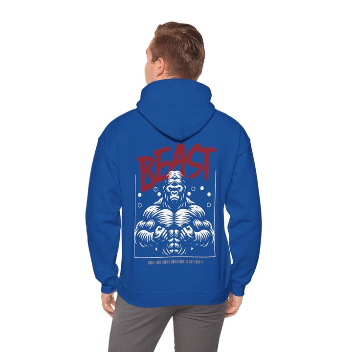 Beast Mode Graphic Heavy Blend Hoodie for Fitness Enthusiasts - Purple - S - Beast Mode Graphic Heavy Blend Hoodie for Fitness Enthusiasts - Tatoo Tee