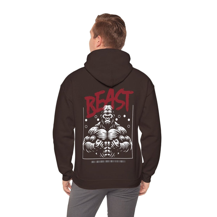 Beast Mode Graphic Heavy Blend Hoodie for Fitness Enthusiasts - Purple - S - Beast Mode Graphic Heavy Blend Hoodie for Fitness Enthusiasts - Tatoo Tee