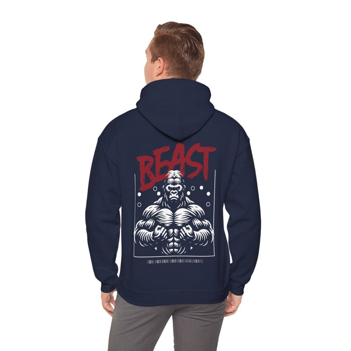 Beast Mode Graphic Heavy Blend Hoodie for Fitness Enthusiasts - Purple - S - Beast Mode Graphic Heavy Blend Hoodie for Fitness Enthusiasts - Tatoo Tee
