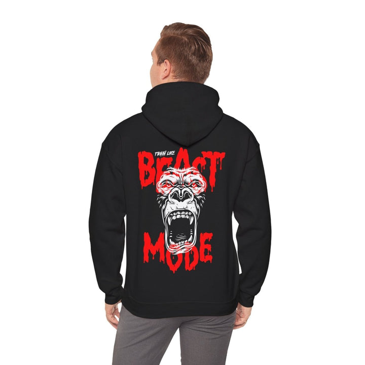 Beast Mode Unisex Hooded Sweatshirt - Motivational Gym Apparel - Purple - S - Beast Mode Unisex Hooded Sweatshirt - Motivational Gym Apparel - Tatoo Tee