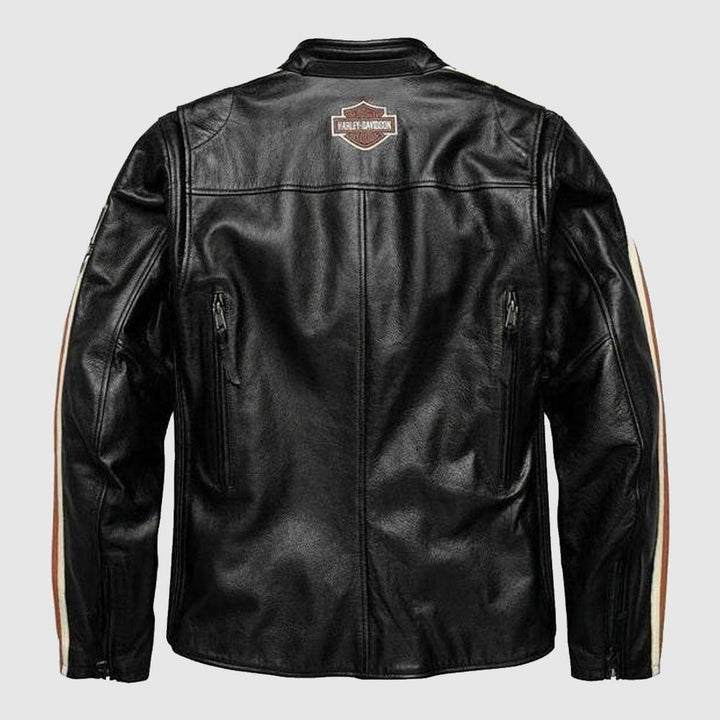 Black Harley Davidson Biker Motorcycle Jacket Motor - XS - Black Harley Davidson Biker Motorcycle Jacket Motor - Tatoo Tee