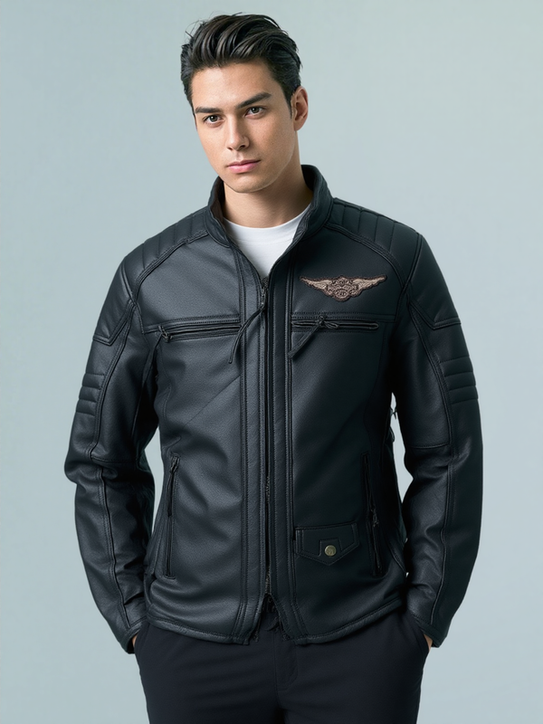Black Harley Davidson Passion Velocity Leather Jacket