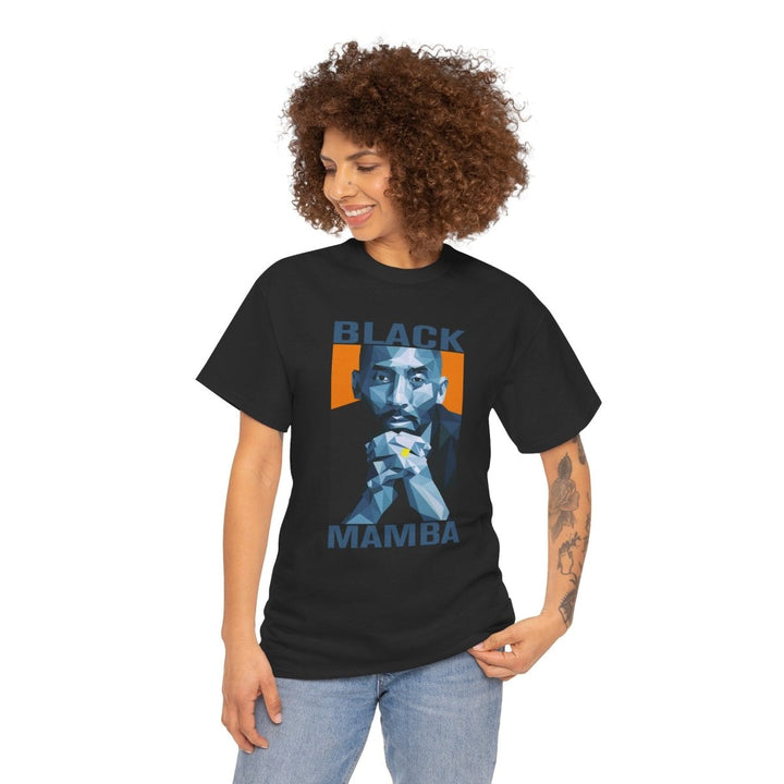 Black Mamba Unisex Heavy Cotton Tee - Tribute T-Shirt for Sports Enthusiasts - Black - S - Black Mamba Unisex Heavy Cotton Tee - Tribute T-Shirt for Sports Enthusiasts - Tatoo Tee