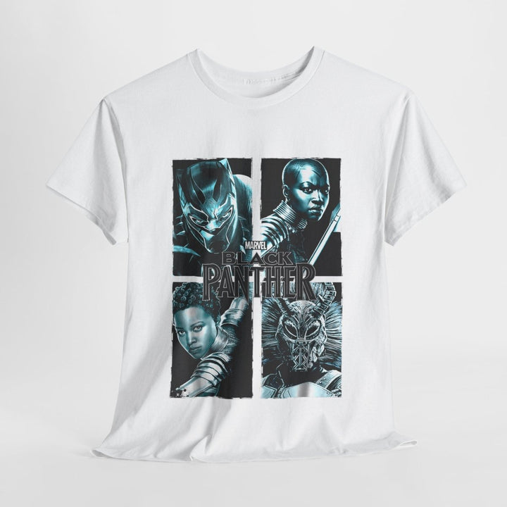 Black Panther Graphic Unisex Heavy Cotton Tee - Marvel Superhero T-Shirt - Red - S - Black Panther Graphic Unisex Heavy Cotton Tee - Marvel Superhero T-Shirt - Tatoo Tee