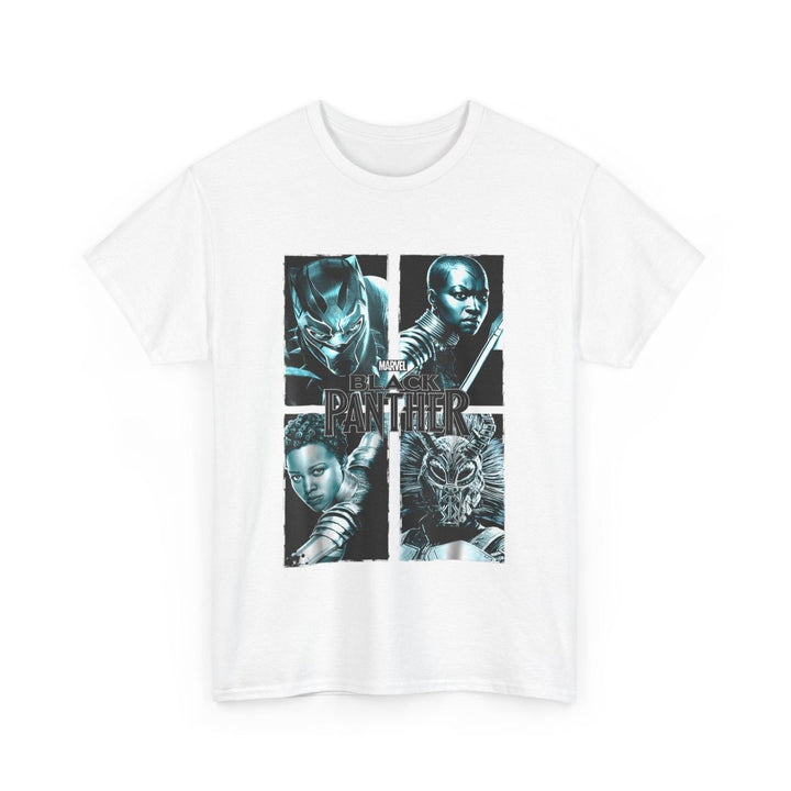 Black Panther Graphic Unisex Heavy Cotton Tee - Marvel Superhero T-Shirt - Red - S - Black Panther Graphic Unisex Heavy Cotton Tee - Marvel Superhero T-Shirt - Tatoo Tee