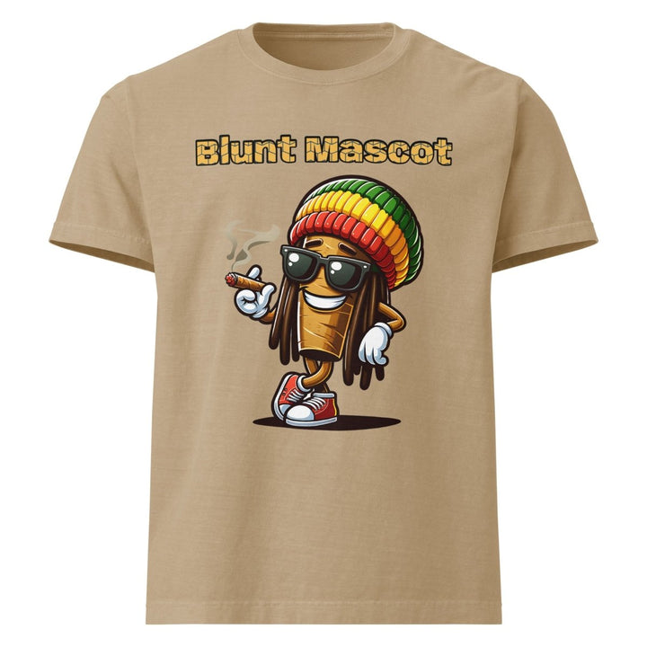 Blunt Mascot Unisex oversized t-shirt - Khaki - S - Product mockup - Tatoo Tee