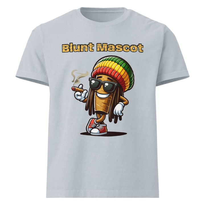 Blunt Mascot Unisex oversized t-shirt - Light Washed Denim - S - Product mockup - Tatoo Tee