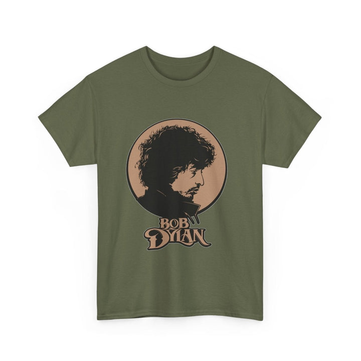 Bobby Dylan Unisex Heavy Cotton Tee - Retro Music Graphic T-Shirt - Navy - S - Bobby Dylan Unisex Heavy Cotton Tee - Retro Music Graphic T-Shirt - Tatoo Tee