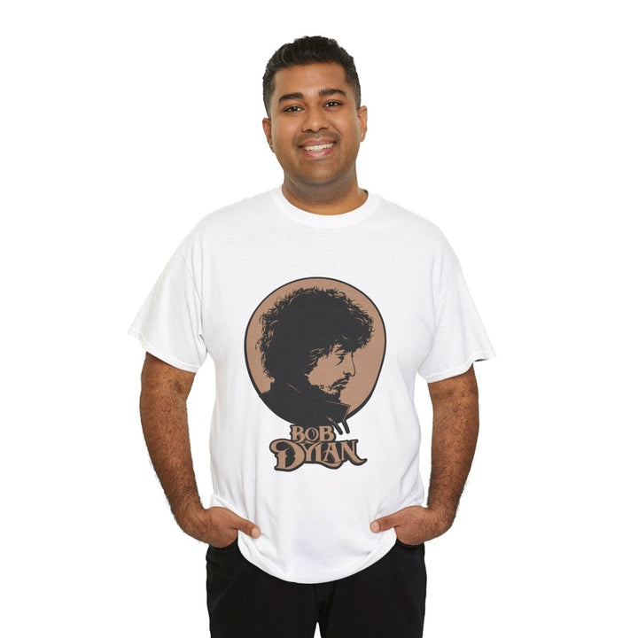 Bobby Dylan Unisex Heavy Cotton Tee - Retro Music Graphic T-Shirt - Navy - S - Bobby Dylan Unisex Heavy Cotton Tee - Retro Music Graphic T-Shirt - Tatoo Tee