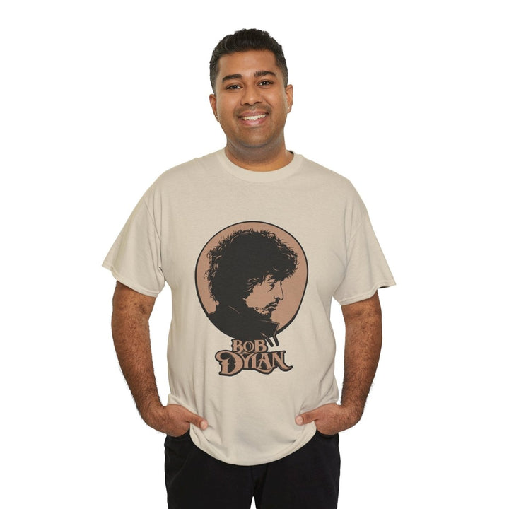 Bobby Dylan Unisex Heavy Cotton Tee - Retro Music Graphic T-Shirt - Navy - S - Bobby Dylan Unisex Heavy Cotton Tee - Retro Music Graphic T-Shirt - Tatoo Tee