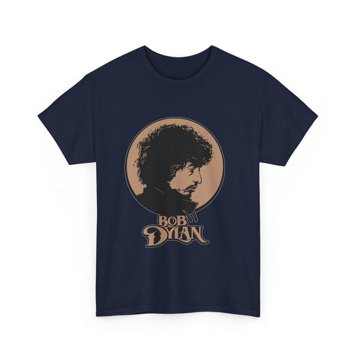 Bobby Dylan Unisex Heavy Cotton Tee - Retro Music Graphic T-Shirt - Navy - S - Bobby Dylan Unisex Heavy Cotton Tee - Retro Music Graphic T-Shirt - Tatoo Tee
