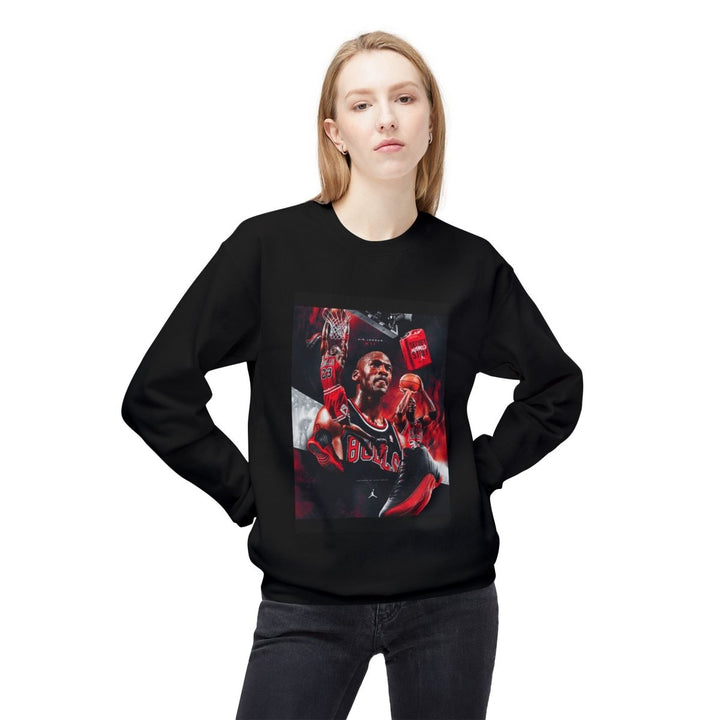Bold Graphic Michael Jordan Unisex Sweatshirt, Sports Fan Apparel - Black - S - Bold Graphic Michael Jordan Unisex Sweatshirt, Sports Fan Apparel - Tatoo Tee