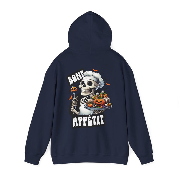 Bone Appetit Unisex Hoodie - Heliconia - S - Bone Appetit Unisex Hoodie - Tatoo Tee