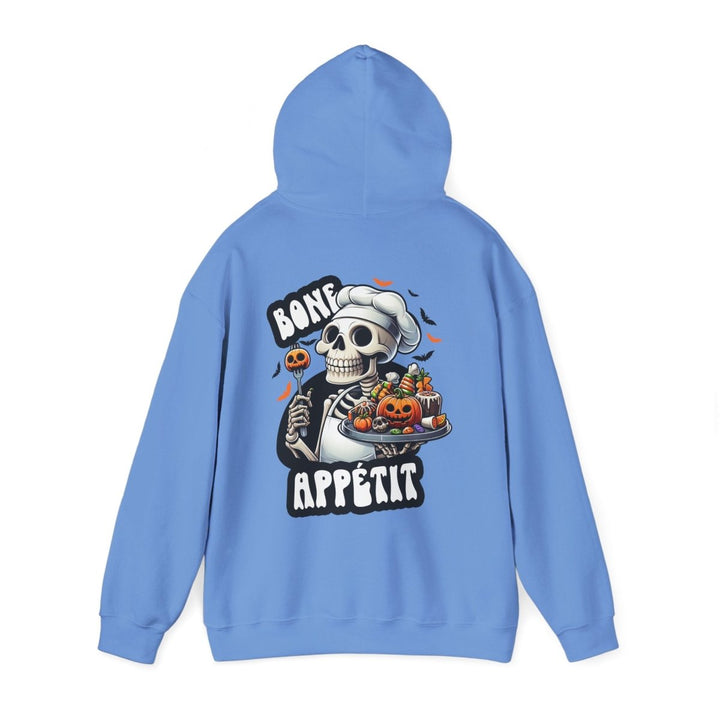 Bone Appetit Unisex Hoodie - Heliconia - S - Bone Appetit Unisex Hoodie - Tatoo Tee